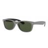 Ray-Ban New Wayfarer Rubber Black on shyni Black Green