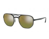 Ray-Ban RB4321CH M Transparent Dark Grey Green Miror Polar 