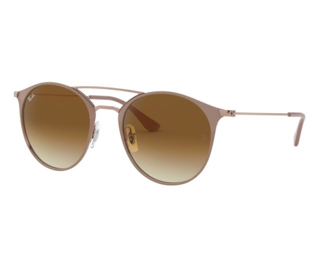 Ray-Ban Cooper Top On Beige Brown Gradient - RB3546 907151 - - IceOptic