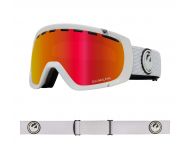 Dragon Masque de Ski Rogue PK White 2 écrans LumaLens Red Ionized & Luma Lens Pink Ion