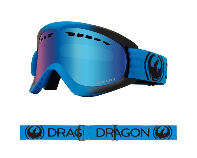 Dragon Masque de Ski DX Blueberry LumaLens Blue Ion