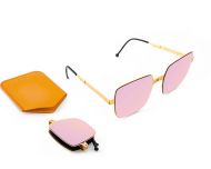 Roav Planet Brushed Gold Gold Polarized Lenses