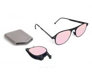 Roav Henson Matte Black Pink Mirror Lenses Polarized Lenses