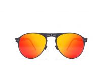 Roav Earhart Matte Black Red Mirror Polarized Lenses