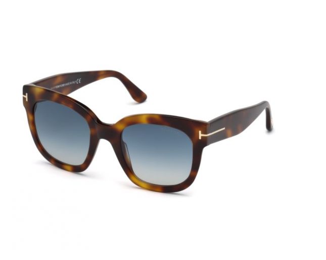 Tom Ford Beatrix-02 Tortoise Blonde Blue Smoke