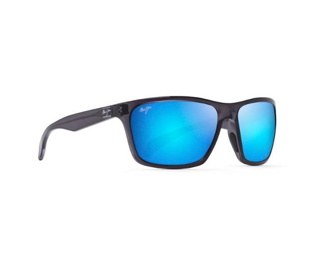 Maui Jim Makoa Matte Black Green Mirror