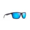 Maui Jim Makoa Matte Black Green Mirror