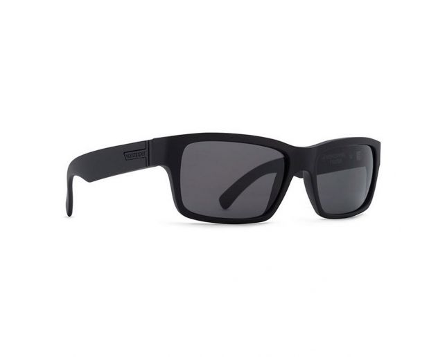 VonZipper Fulton Black Satin Grey