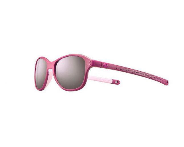 Julbo Lunette de Soleil Enfant Boomerang Prune Rose Spectron 3 Flash Argent