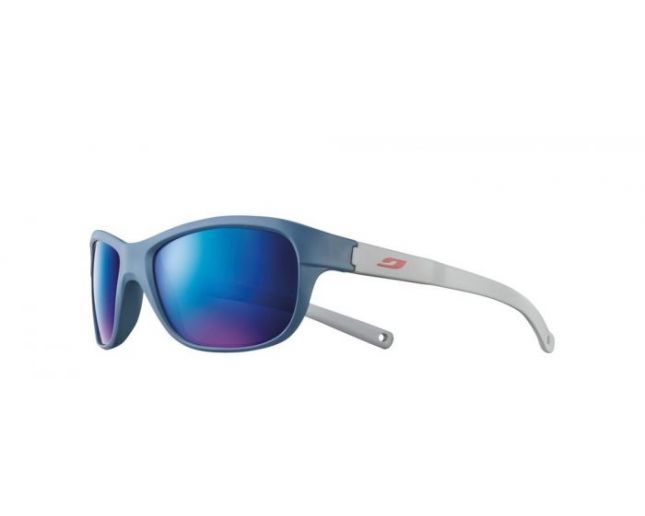 Julbo Lunette de Soleil Enfant Player L Bleu Nuit Mat - Spectron 3+ Flash Argent