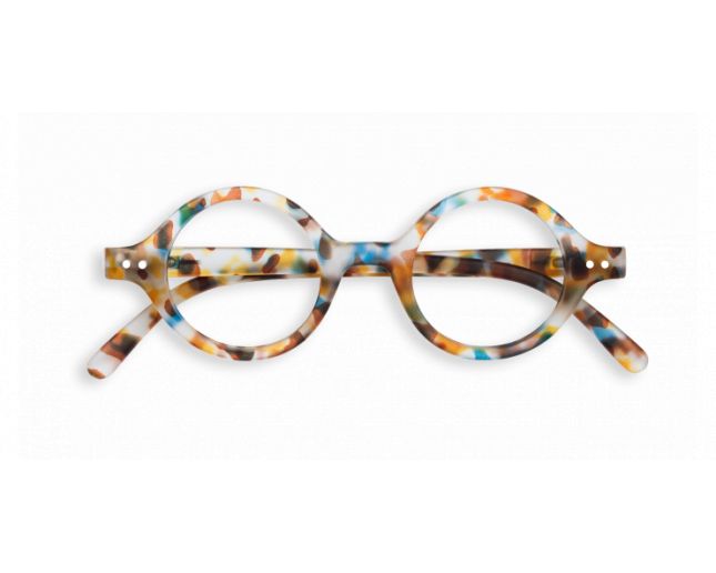 Izipizi Lunette de Lecture Forme J Reading Blue Tortoise