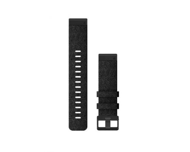 Garmin Bracelet Fénix QuickFit Nylon Noir Chiné - 22mm