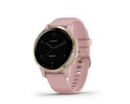 Garmin Vivoactive 4S Light Gold avec bracelet silicone rose