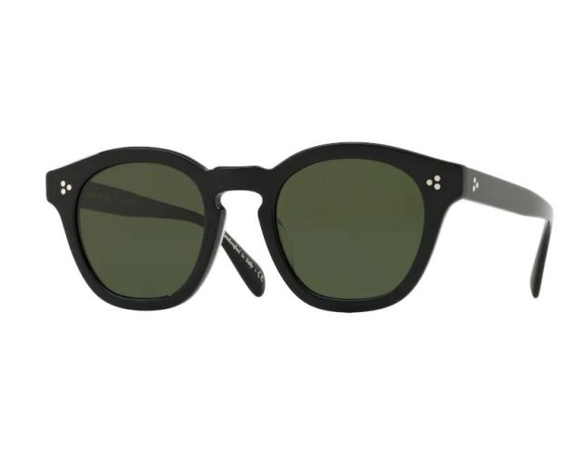 Oliver Peoples Boudreau L.A. Black Vibrant Green