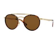 Persol 2467S Gunmetal Gold Brown Polar