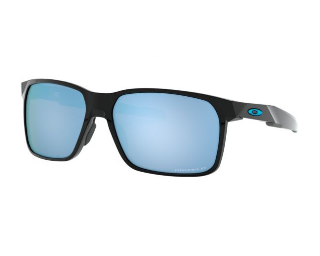 Oakley Portal X Polished Black-Prizm Deep Water Polarized