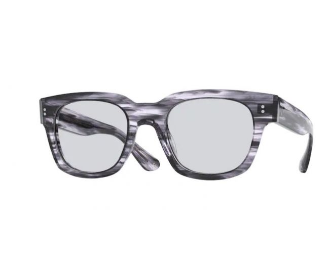 Oliver Peoples Shiller Navy Smoke Silver Mist OV5433U 1688 Eyeglasses IceOptic