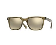 Oliver Peoples Lachman Sun Dusty Olive Grey Goldtone
