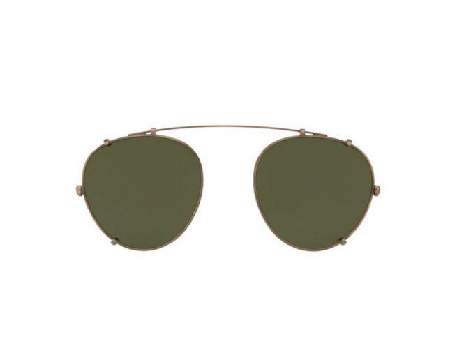 Oliver Peoples Coleridge Clip Soft Gold Green