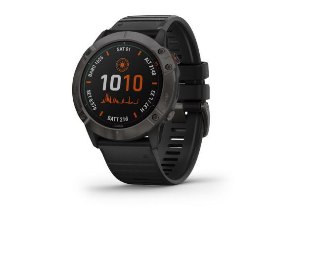 Bracelet silicone Garmin Fenix ​​​​5x / 6x (noir) 