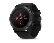 Garmin Fénix 5X Plus HR Black Sapphire noire avec bracelet noir