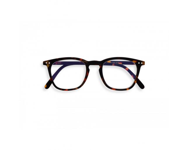 Izipizi Lunette de Lecture Forme E Reading Screen Tortoise avec Protection Lumiere Bleue E Reading Screen Tortoise Eyegla
