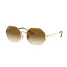 Ray-Ban Octagon RB1972  Gold Clear Gradient Brown