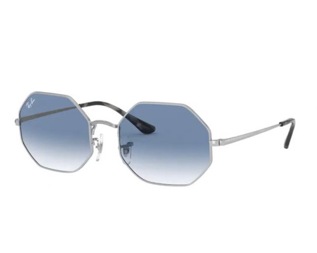Ray-Ban Octagon RB1972 Silver Crystal Gradient Blue