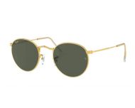 Ray-Ban Round Metal Legend Gold Green