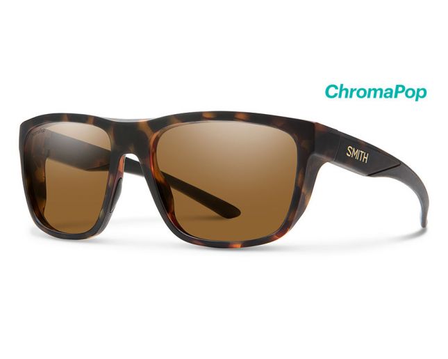 Smith Barra Matte Tortoise ChromaPop Polarized Brown