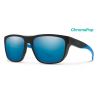 Smith Barra Matte Black ChromaPop Polarized Chromapop Blue Mirror