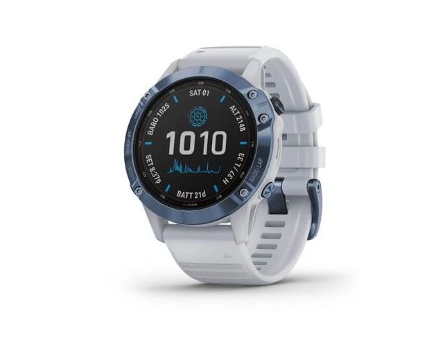 Garmin Fénix 6 PRO SOLAR Mineral Blue w/Whitestone