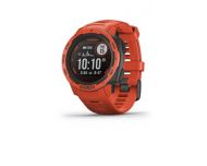 Garmin Instinct SOLAR GPS Watch, Rouge Feu, WW