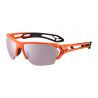 Cébé S'track L Matt Neon Orange Black Sensor Vario Rose Cat.1-3 Silver AF