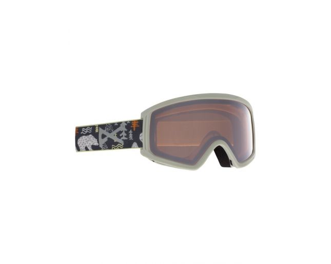 Anon Masque Tracker 2.0 Polar Bear Gray lens Silver Amber