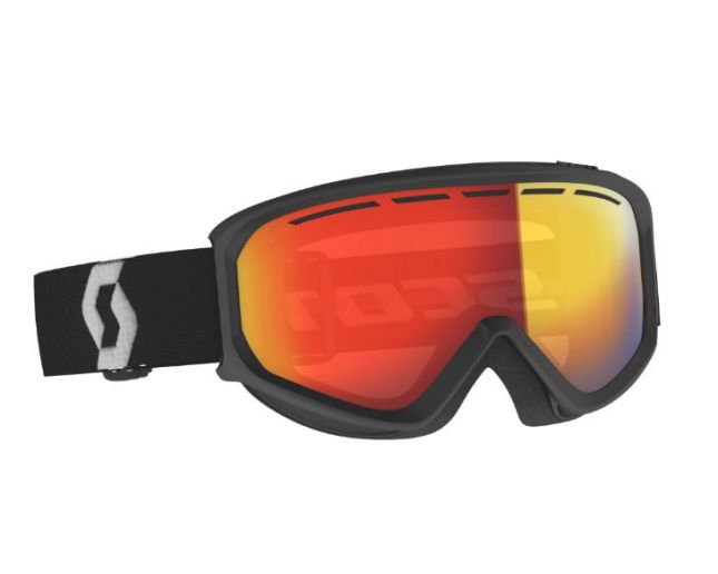 Scott Masque de Ski Fact Chrome Black/White Enhancer Red Chrome