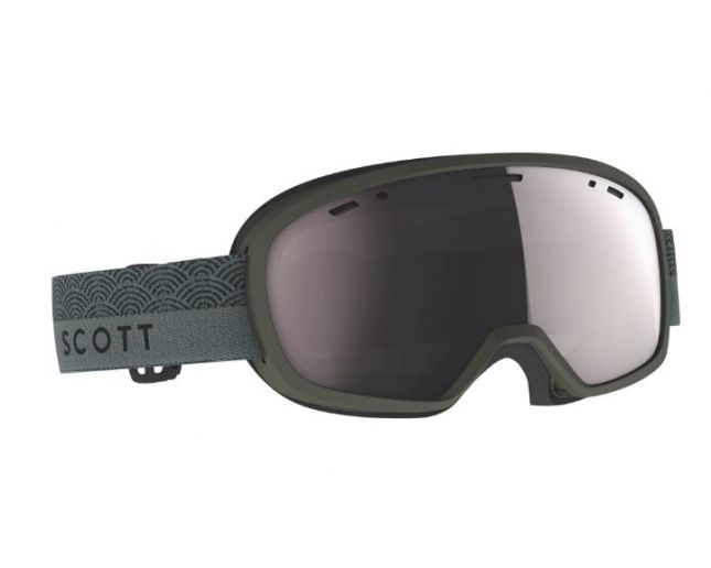 Scott Masque de Ski Muse Pro Dark Grey/Black Enhancer Silver Chrome