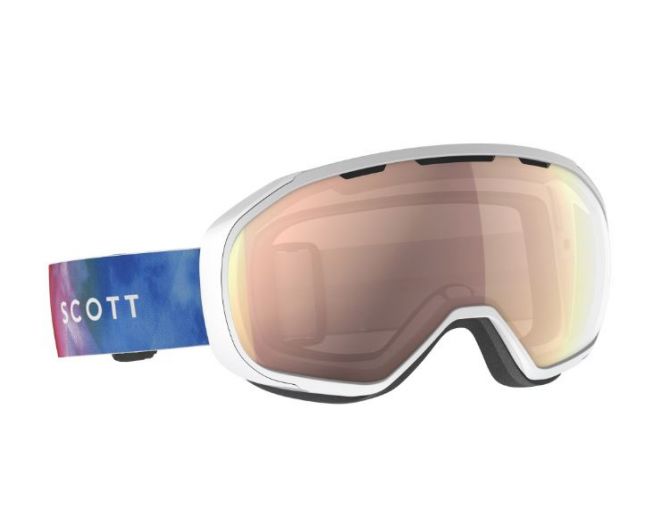 Scott Goggle Fix Dark BLue/Skydive Blue Enhancer Red Chrome