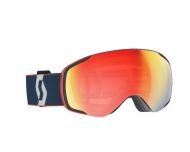 Scott Vapor Retro Blue/Red Enhancer Red Chrome