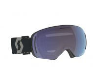 Scott Goggle LCG Evo Mountain Black 2 écrans Enhancer Blue Chrome & Illuminator Blue Chrome