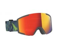 Scott Shield Ultralime Green/Strom Grey Enhancer Red Chrome