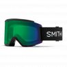 Smith Squad XL Black 2 écrans ChromaPop Everyday Green Mirror & ChromaPop Storm Yellow Flash