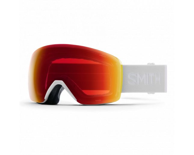 Smith Skyline White Vapor ChromaPop Photochromic Red Mirror