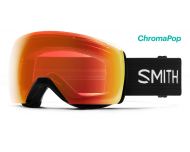 Smith Skyline XL Black ChromaPop Everyday Red Mirror 