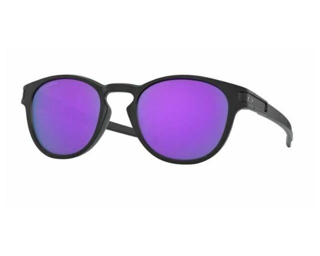 oakley latch matte black violet iridium