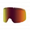 Smith Ecran de remplacement Masque de Ski Frontier Red Sol-X Mirror