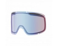 Smith Ecran de remplacement Masque de Ski Frontier Blue Sensor Mirror