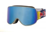 Red Bull Masque de Ski Spect Magnetron Eon Cylindrique Light Grey 2 écrans Blue Snow et Orange