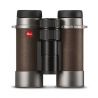 Leica Ultravid 8x32 HD-Plus noir Cuir de Veau couleur café et Corps couleur Titane