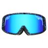 Pit Viper Goggles Midnight Colorway with Purple/Blue Revo Mirror